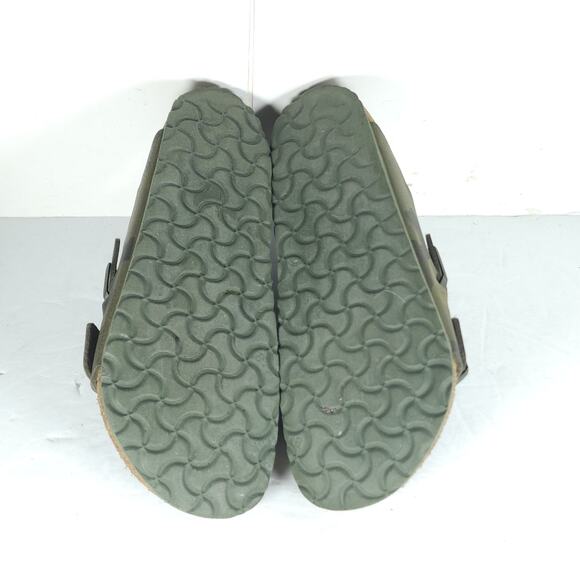 BIRKENSTOCK Women Arizona EU40 US9 Camo Green Birko-Flor SoftFB Slide Sandals - Picture 9 of 16